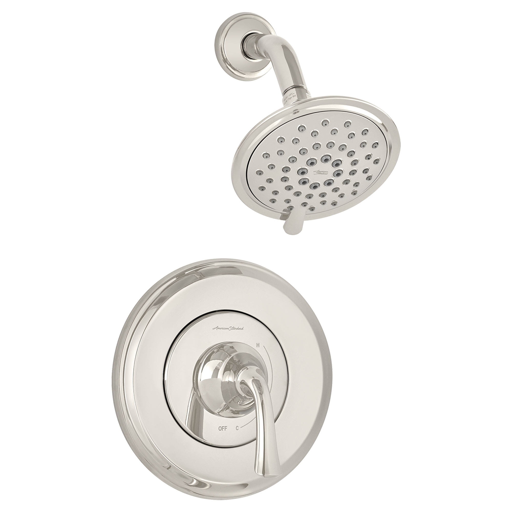 Patience 18 GPM Shower Trim Kit with Lever Handle POLISHED  NICKEL
